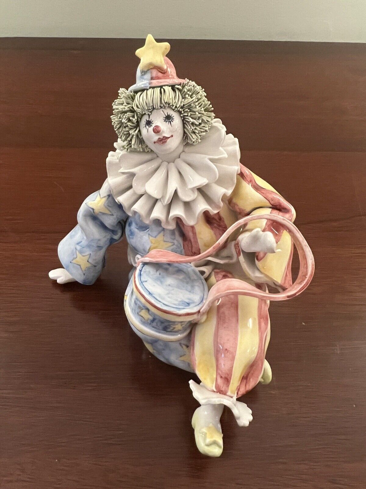 🔥 VERY RARE Vintage Pierrot Clown Made in Italy for Gumps San Francisco