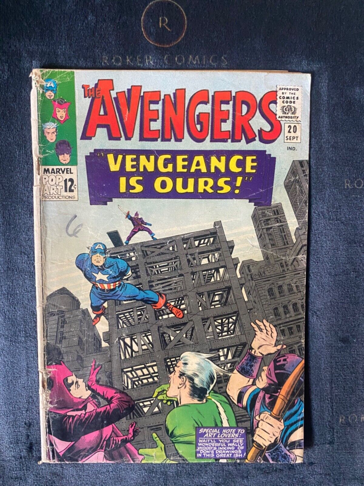 Rare Avengers #20 2nd Appearance Swordsman Marvel 1965