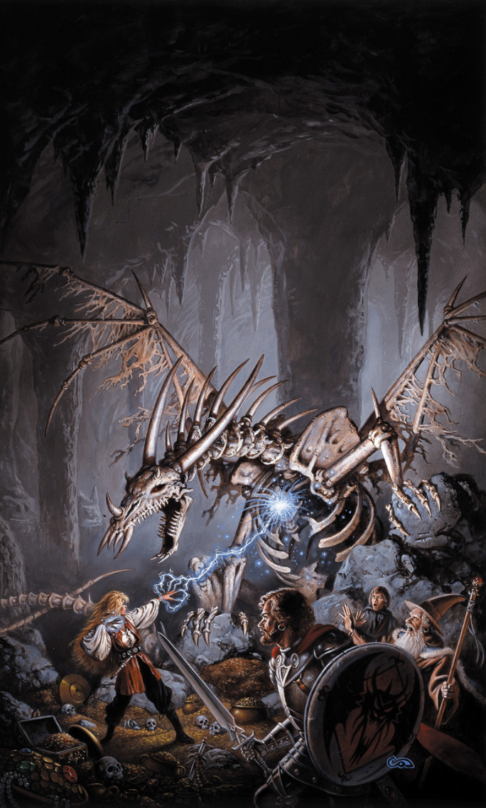 Clyde Caldwell SIGNED Spellfire Fantasy Art Print ~ TSR AD&D Forgotten Realms