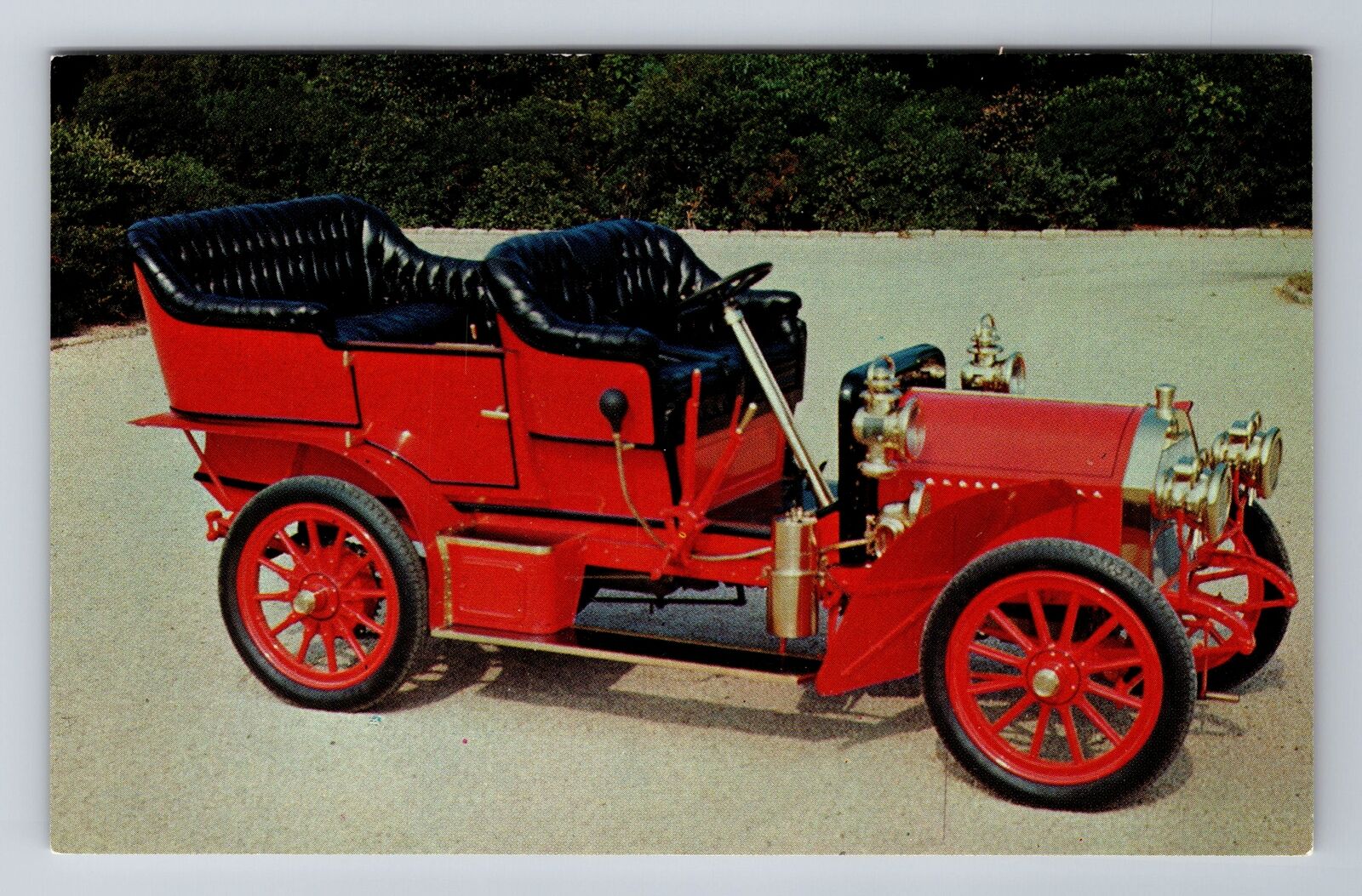 Southampton NY-New York, 1907 Locomobile Type E Tonneau, Vintage Postcard