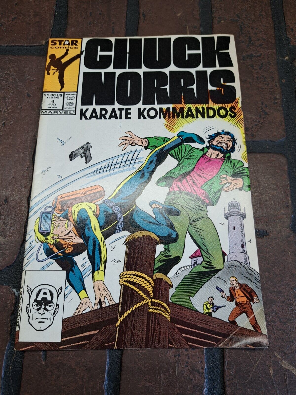 Chuck Norris Karate Kommandos #4 (1987) Star Comics 