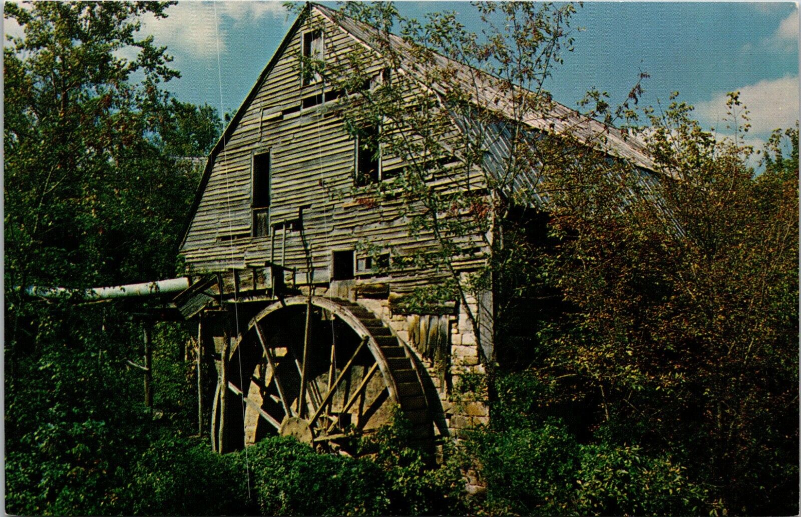 Norris Tennessee TN Rices Mill Built 1775 Postcard