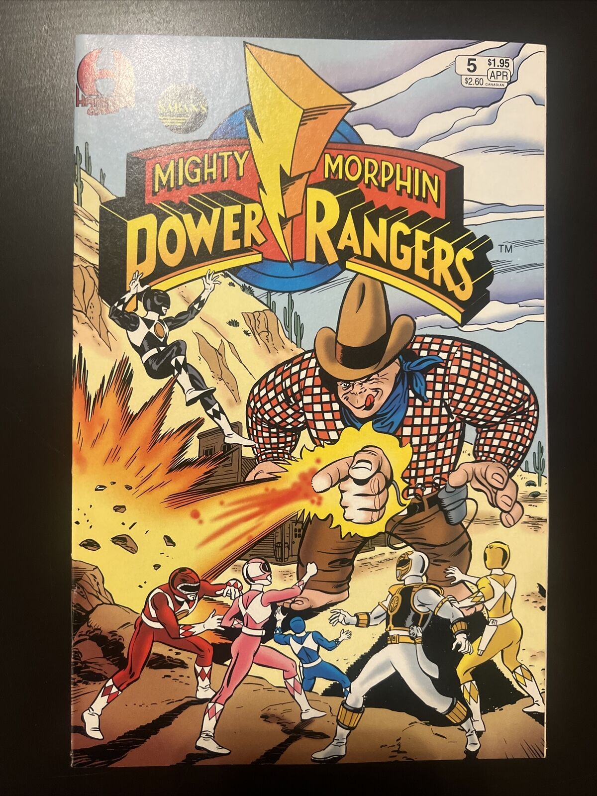 Saban's MIghty Morphin Power Rangers No. 5 April 1994 ~The Bruce Hamilton Co. VF