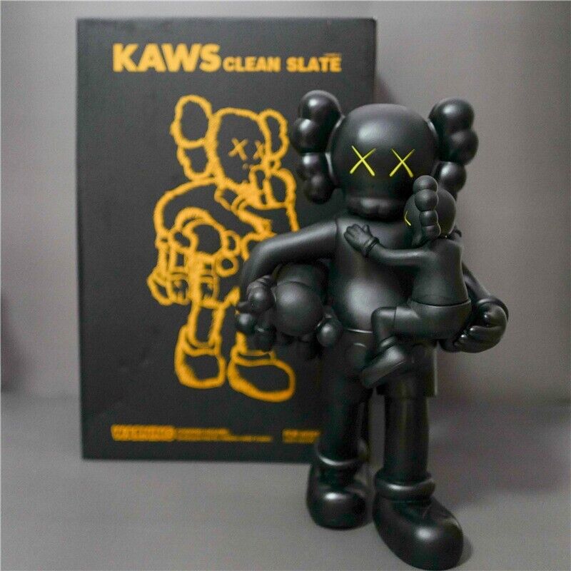 Kaws Clean Slate 40cm Black Vinyl Figurine