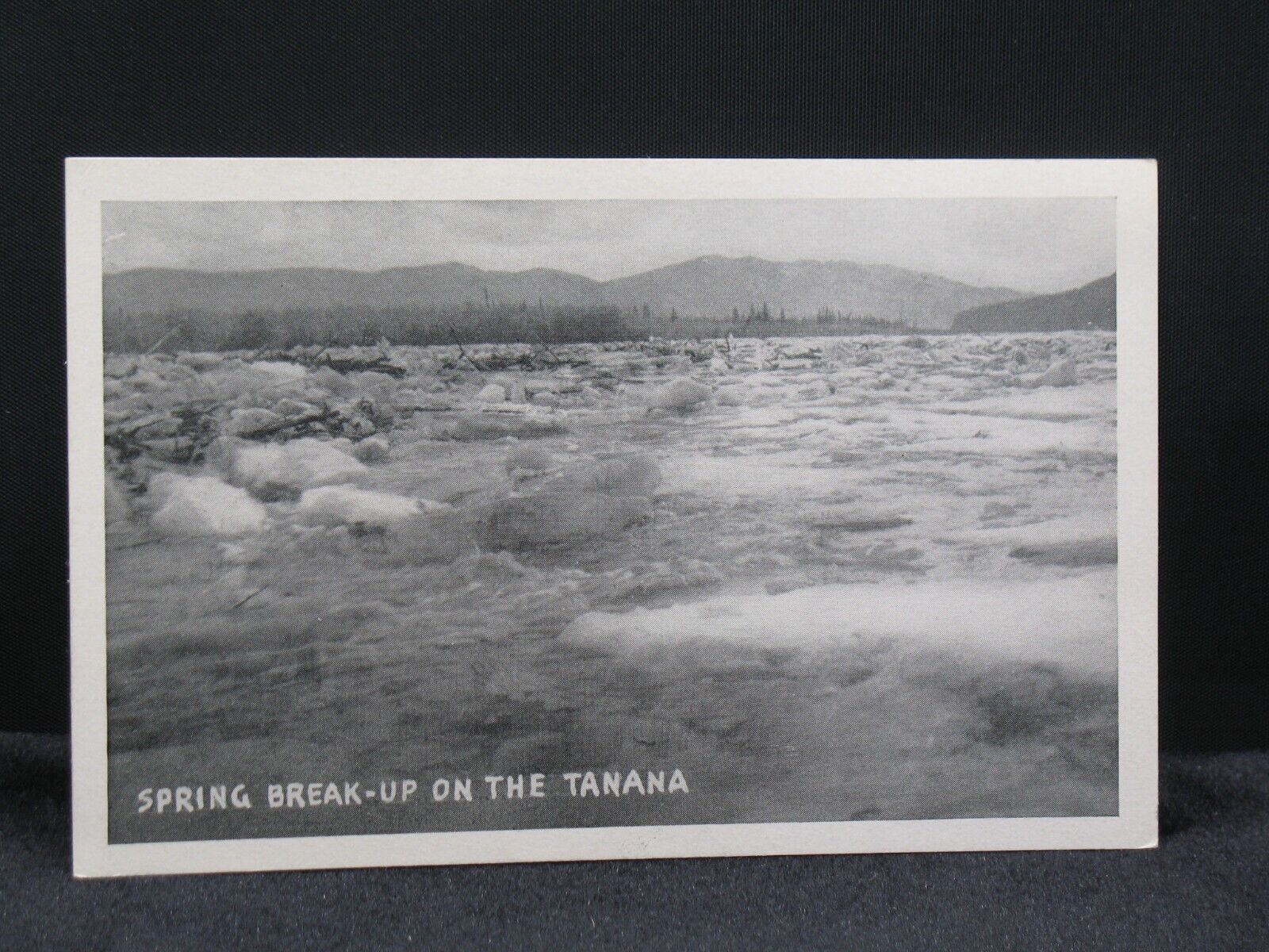 Spring Break-up on the Tanana River Alaska Postcard UNPOSTED