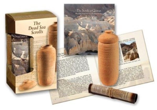 Dead Sea Scrolls replica from Israel the Holy Land pottery Jar gift box ISRAEL