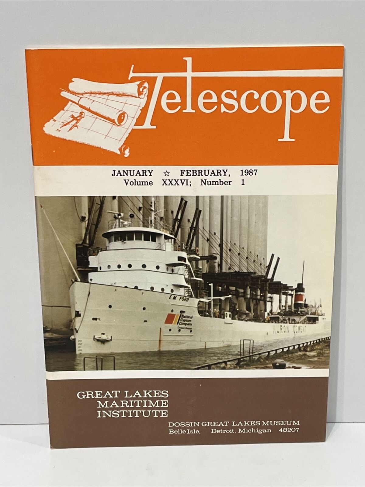 Telescope Journal Great Lakes Maritime Institute Dossin Museum 1987 Number 1