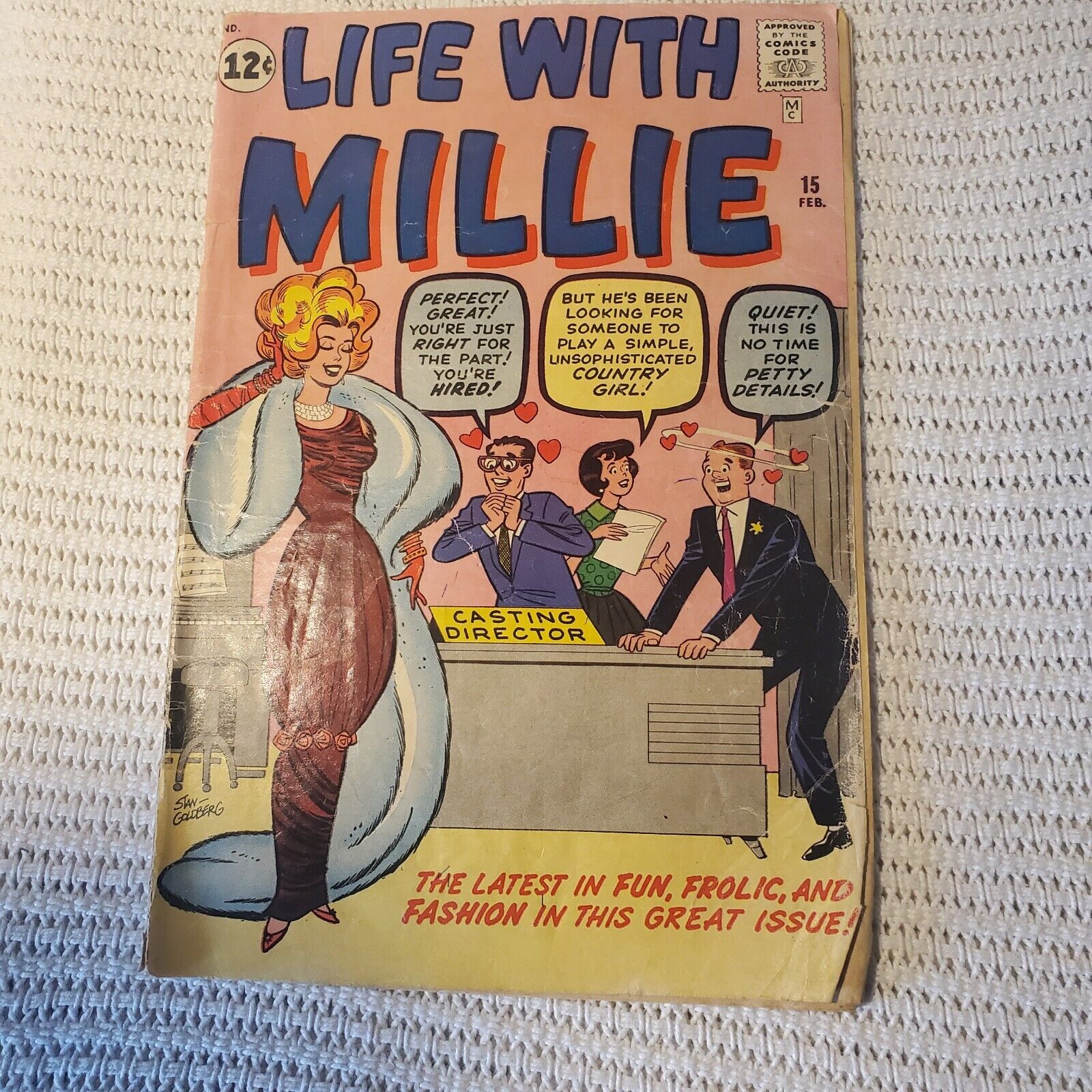 Vtg Life With Millie Vol. 1 #15 1962 Comic Book with Cutouts   
