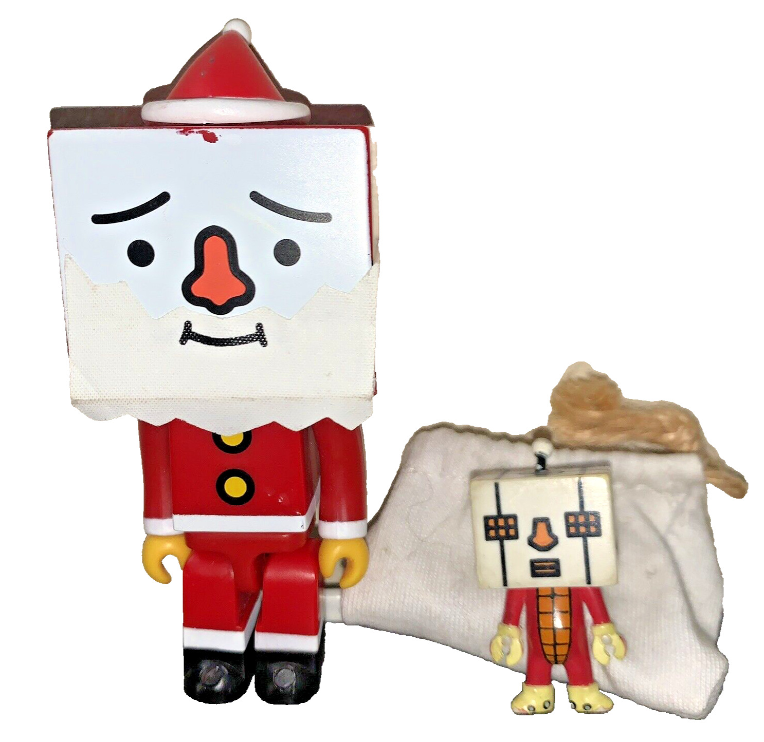 To-Fu Tofu Oyako Devil Robot Lot Medicom Toy Figure Japan Santa Christmas & Mini