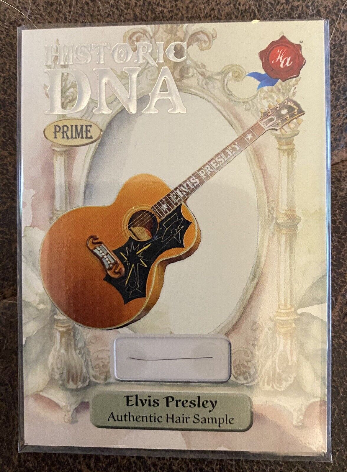 2024 HISTORIC AUTOGRAPHS PRIME ELVIS PRESLEY HAIR DNA RELIC 10/22 THE KING 