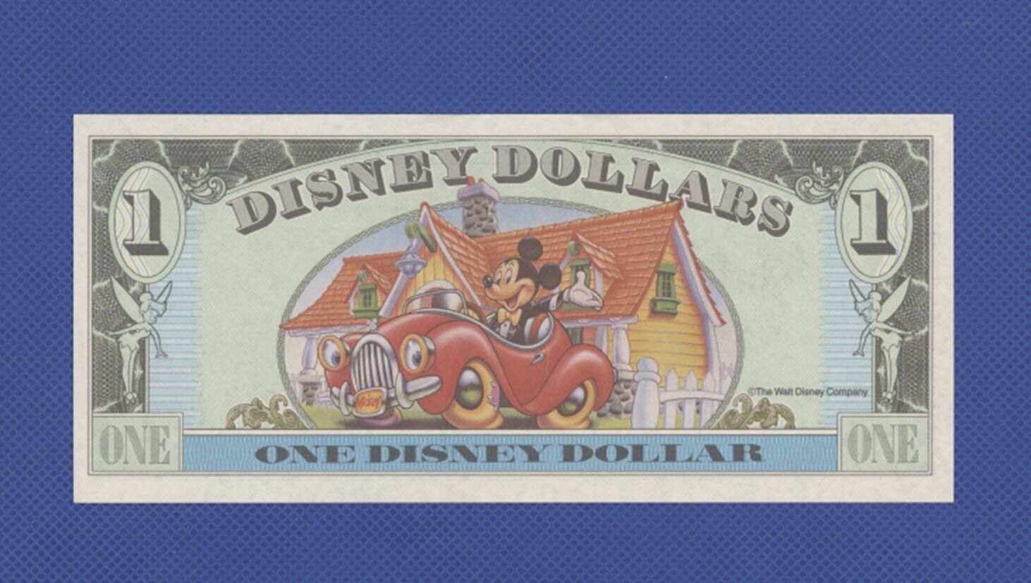 Disney 1993 $1 Mickey\'s 65th Anniversary (SN# D01154293A) UNC *** Beautiful ***