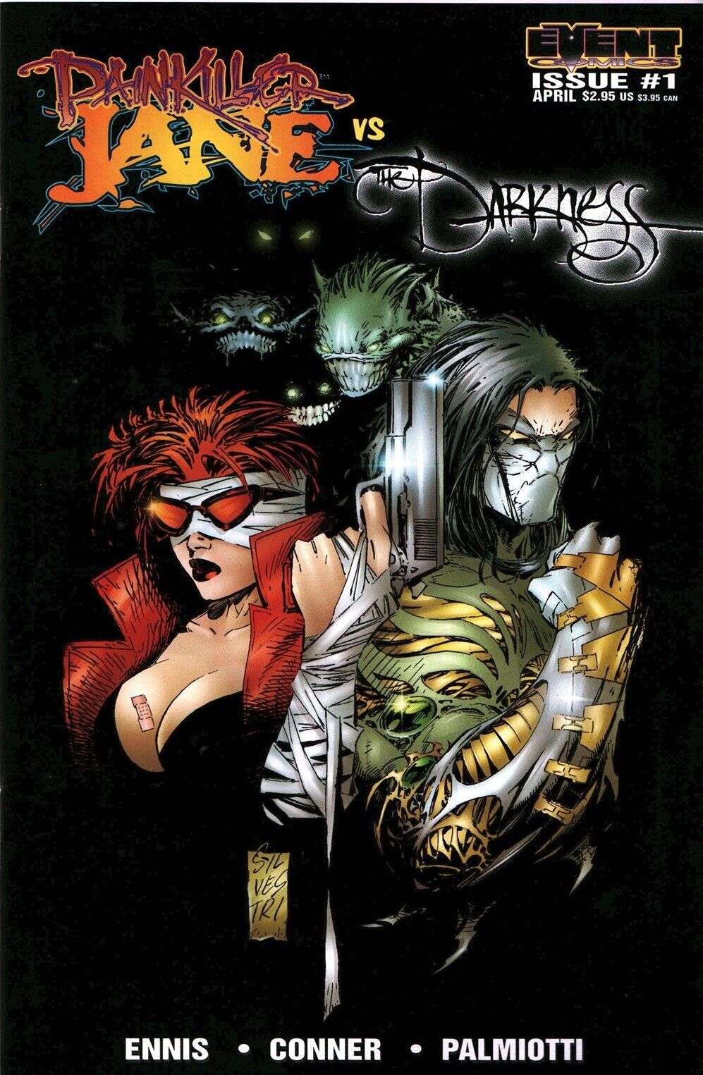Event Comics Painkiller Jane vs The Darkness #1D (1997) Unread/Bagged High Grade