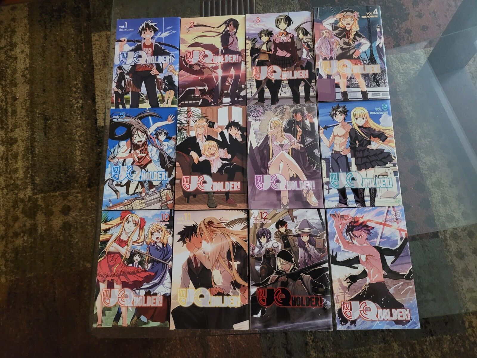 uq holder manga volume 1-8,10-12,25 by Ken Akamatsu