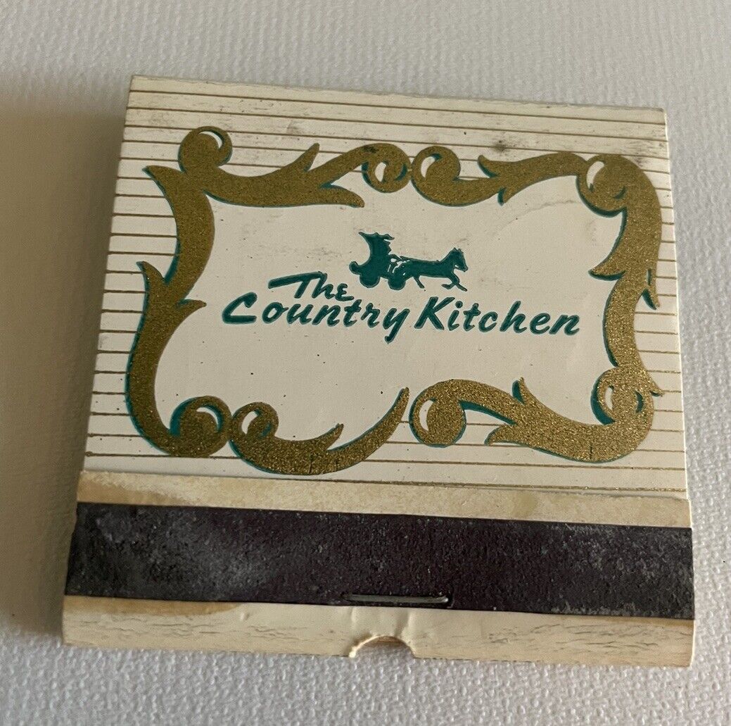 1950’s The Country Kitchen Restaurant Littleton CO Large Matchbook Full Unstruck