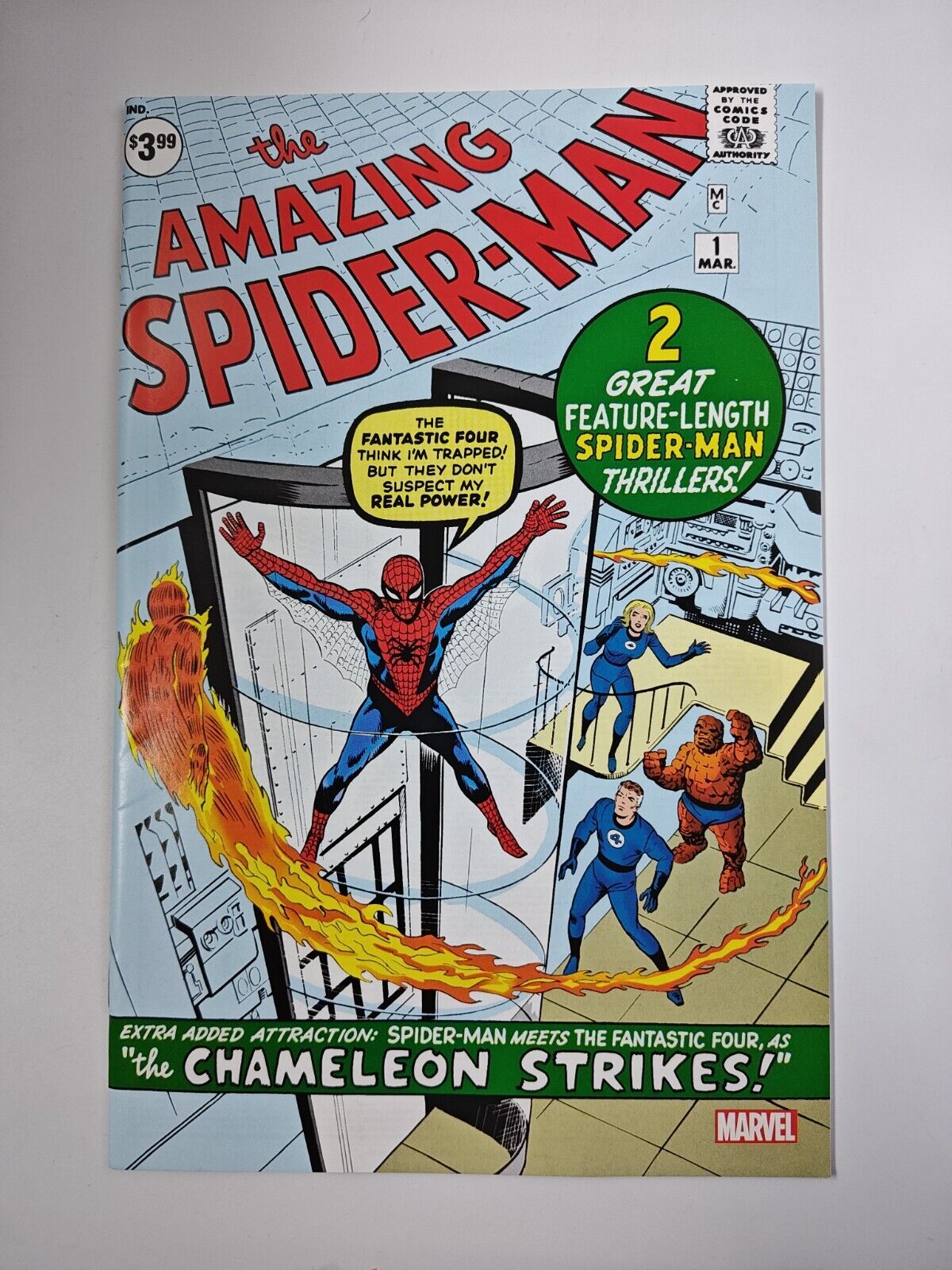 Amazing Spider-Man #1 Facsimile Edition (2022 Marvel) Stan Lee & Steve Ditko NM