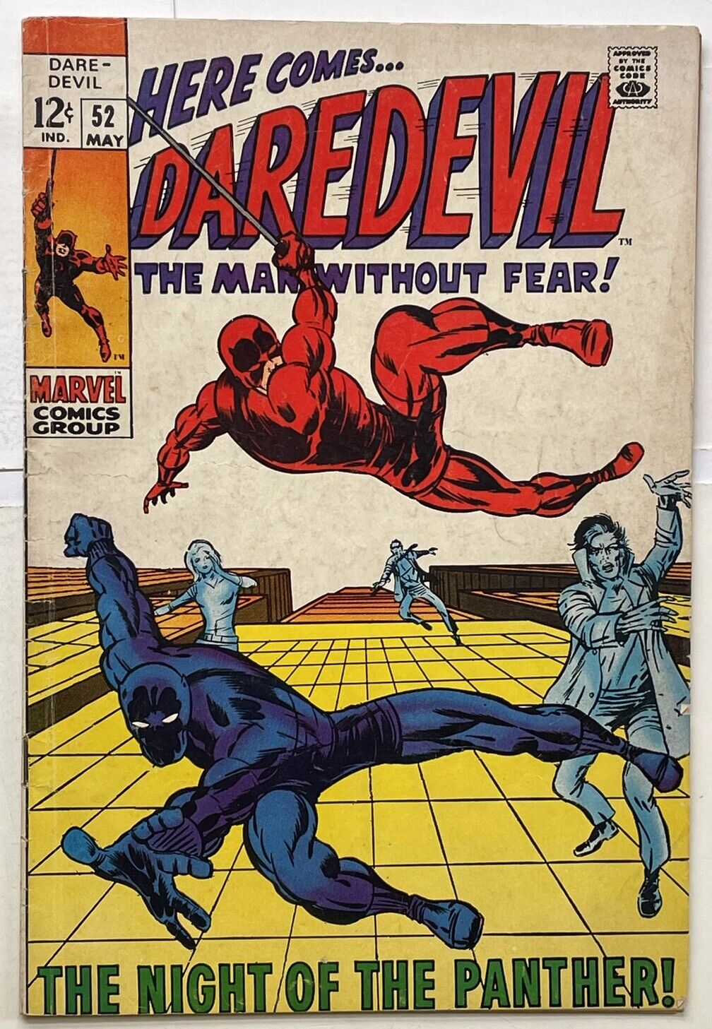DAREDEVIL #52 1969 BLACK PANTHER appears, Barry Windsor Smith