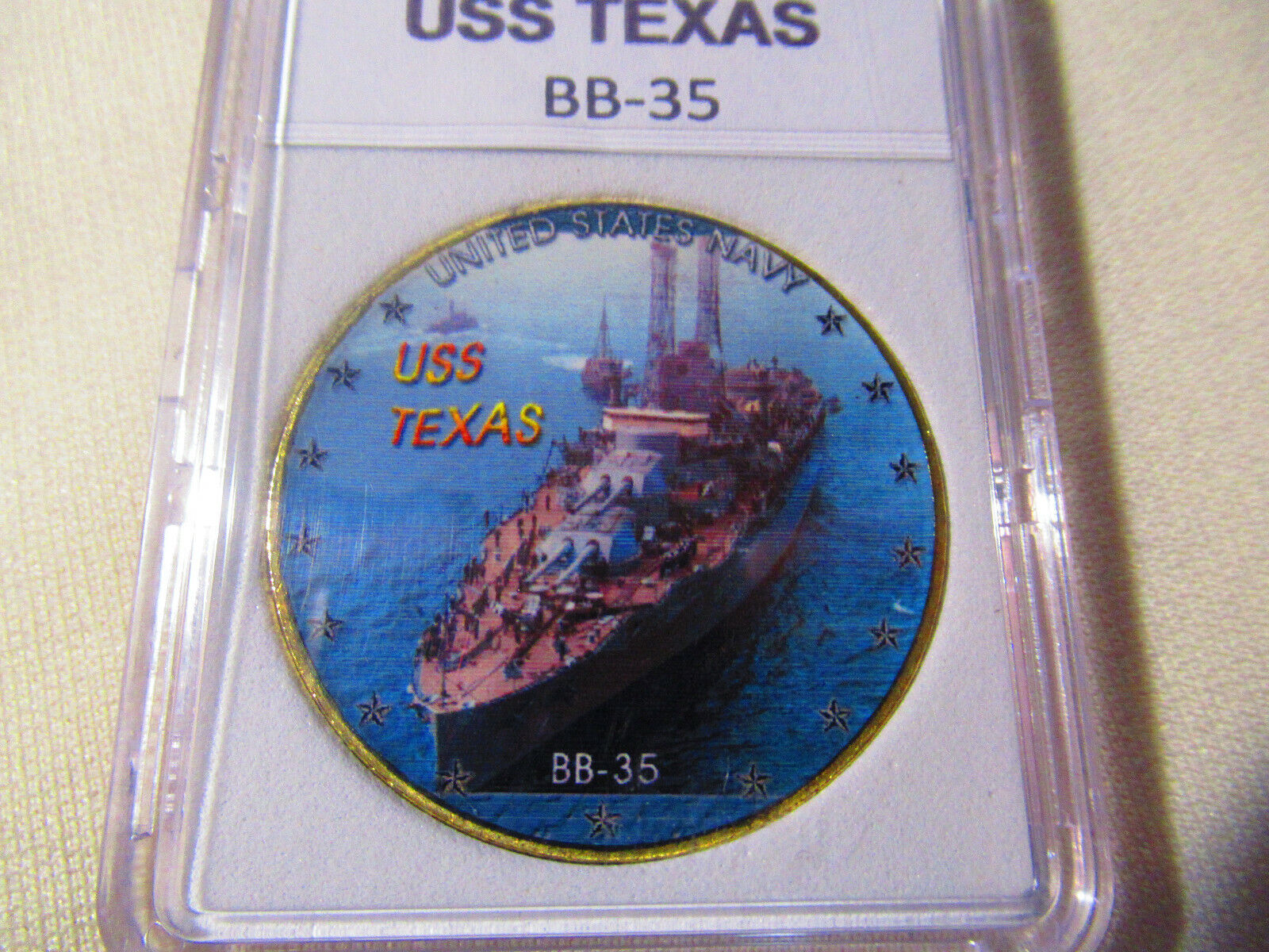 US NAVY - USS TEXAS / BB-35 Challenge Coin 