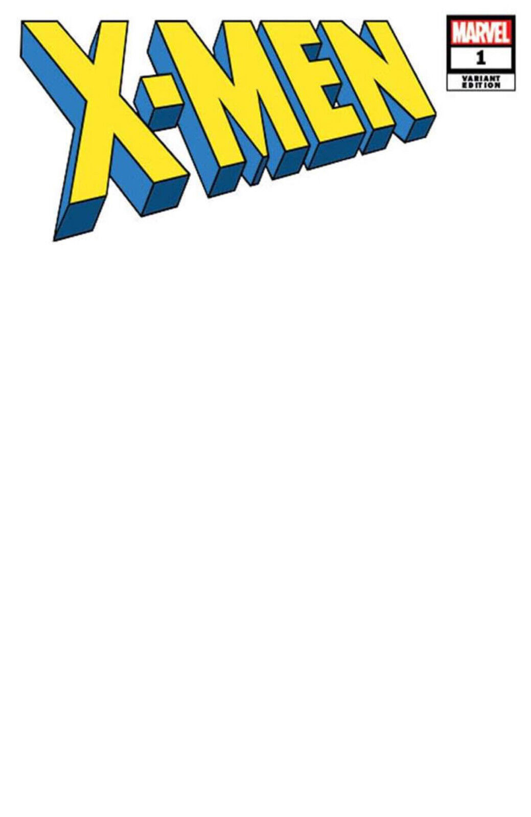 X-MEN 1991 #1 (FACSIMILE EDITION BLANK/SKETCH VARIANT) COMIC BOOK ~ PRE-SALE