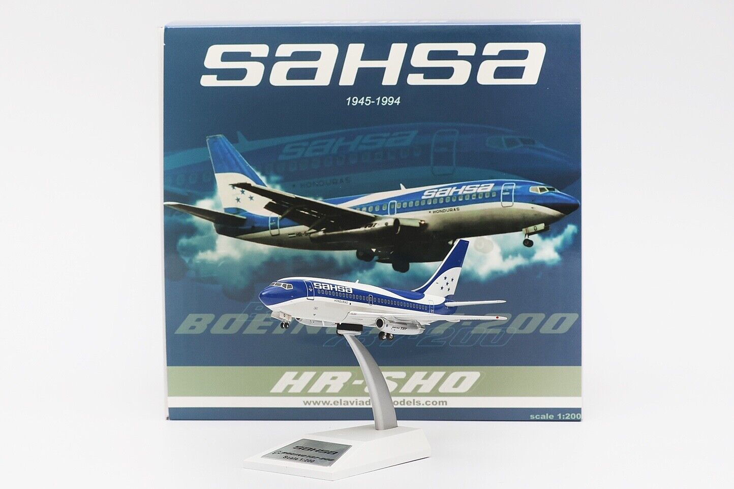 1:200 IF200 SAHSA Boeing 737-200 HR-SHO with stand *LAST PIECES*