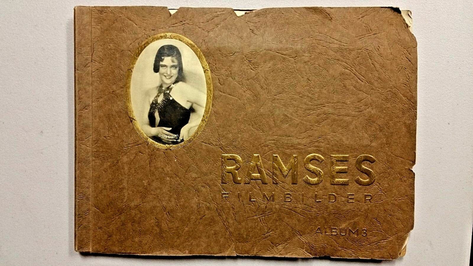 GERMAN 1930 RAMSES FILMBILDER ALBUM 3 - RARE 9 X 12 Cigarette Card Album