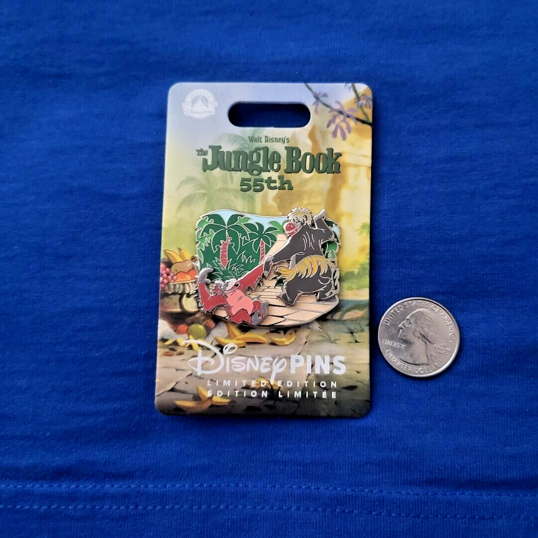Disney Parks The Jungle Book 55th Anniversary King Louie Baloo LE 4250 Pin 2022 