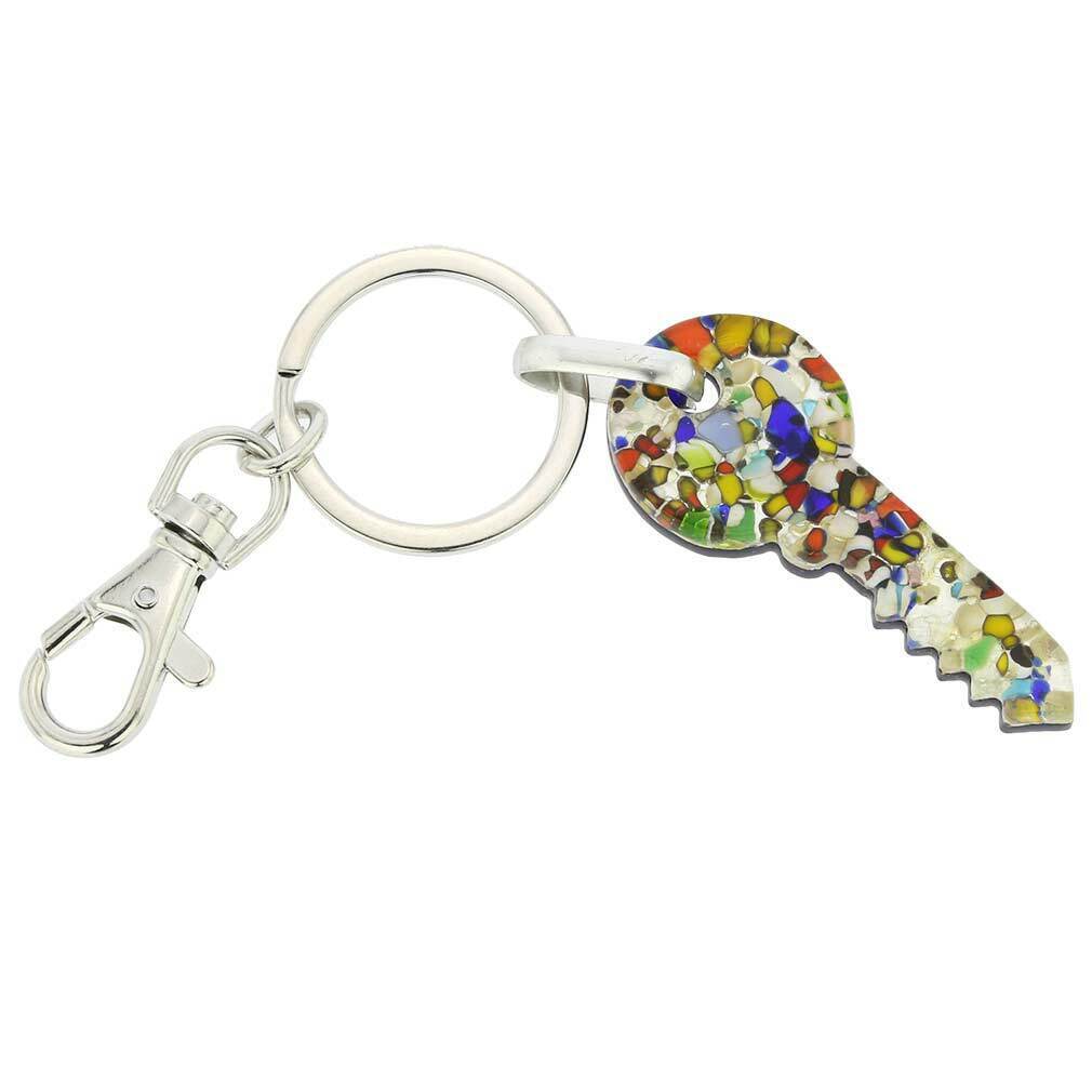 GlassOfVenice Murano Glass Key to Murano Keychain #4