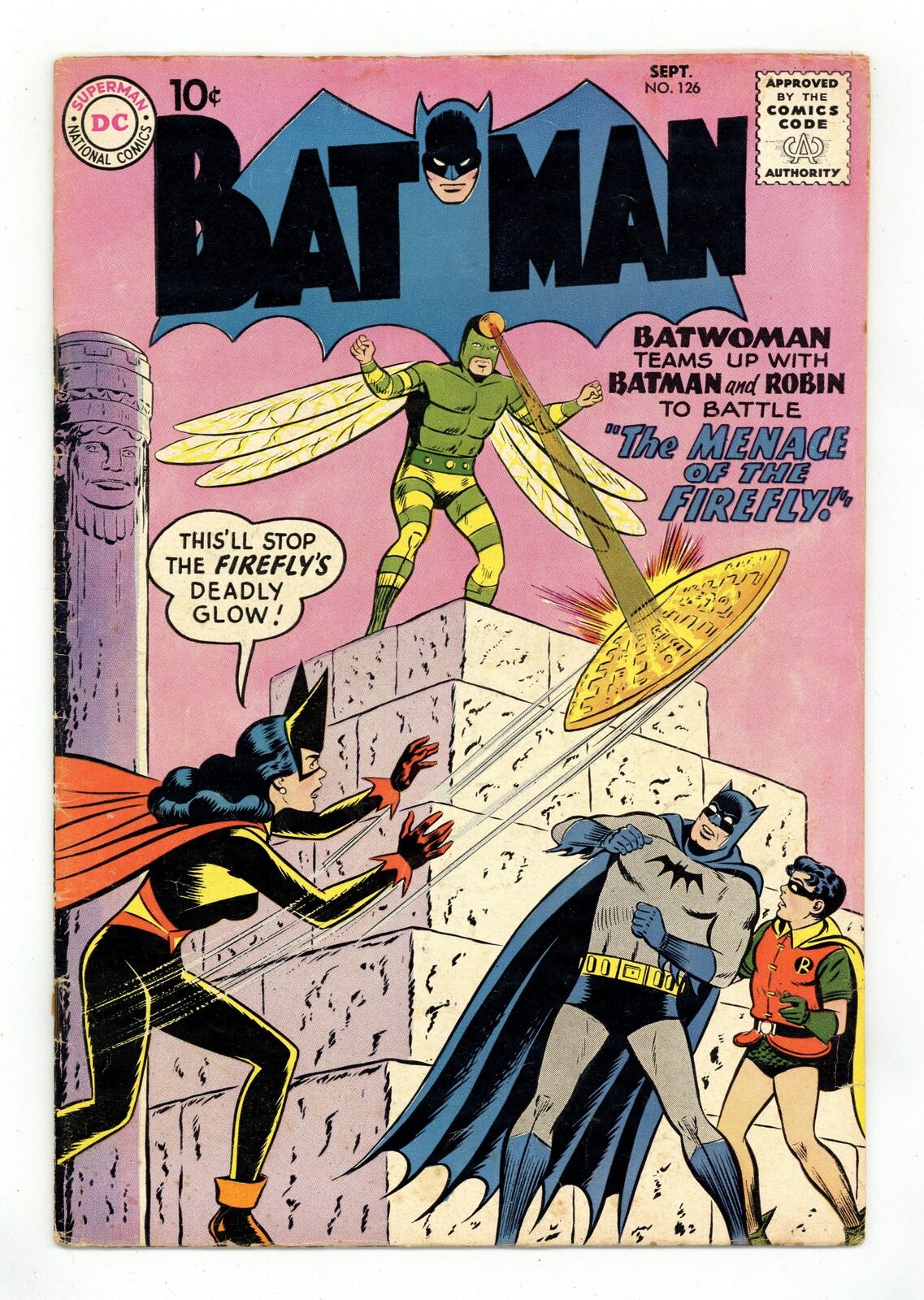 Batman #126 VG- 3.5 1959