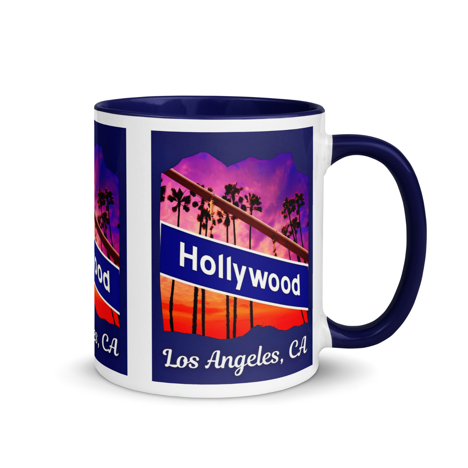 Hollywood Fan Los Angeles Home of the Stars Souvenir Coffee Mug 11oz GIFT IDEA