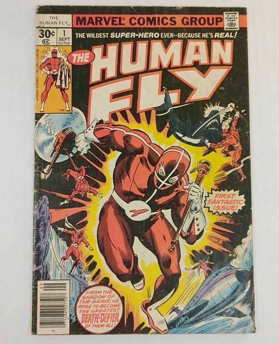 The Human Fly # 1 First Appearance and Origin Marvel Comics 1977 Al Milgrom 🗝️