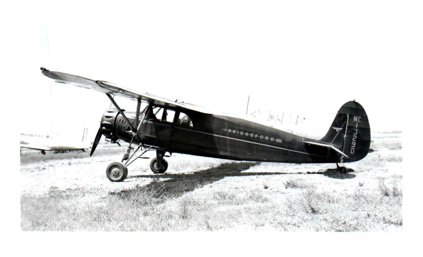 Fairchild Warner Bridgeford NC13290 Airplane Vintage Original Photograph 5x3.5\