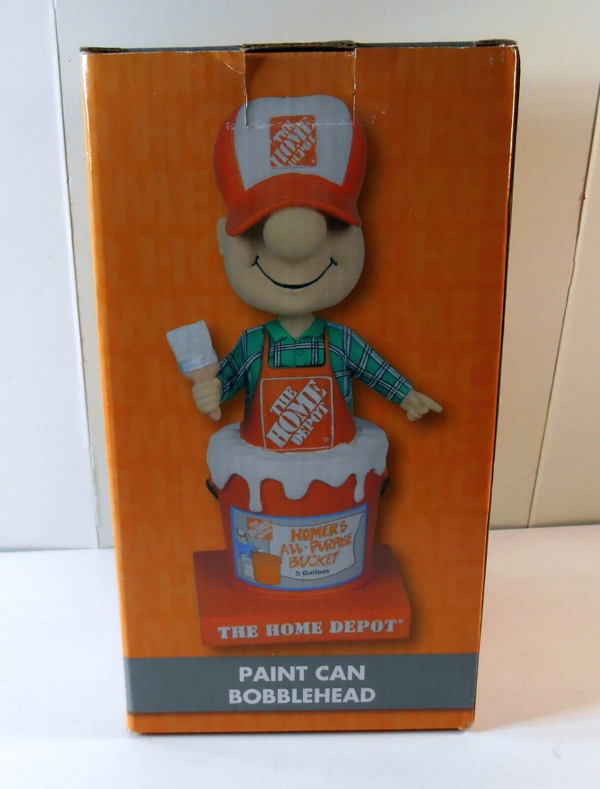 Home Depot Homer’s All-Purpose Bucket, 2011 Collector Edition Bobblehead NEW Box