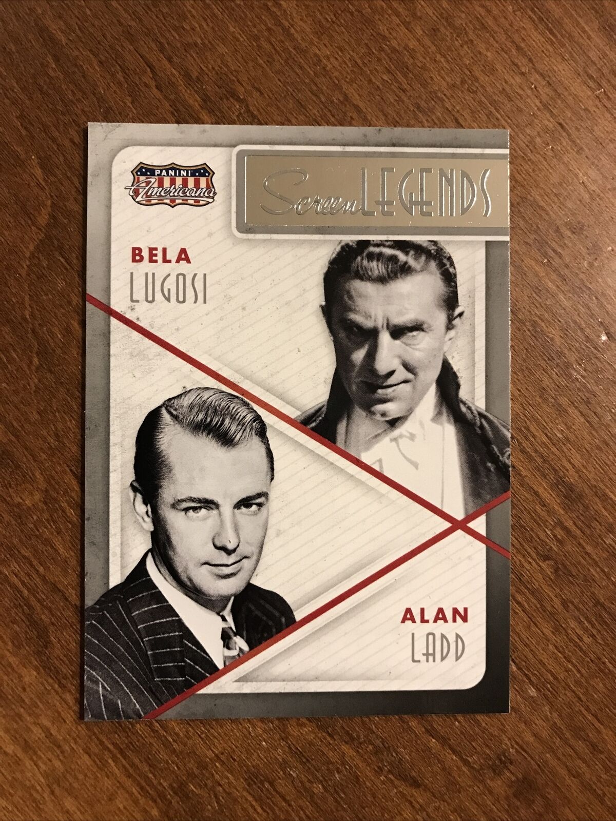 Bela Lugosi Alan Ladd 2015 Panini Americana Screen Legends #16 Actor