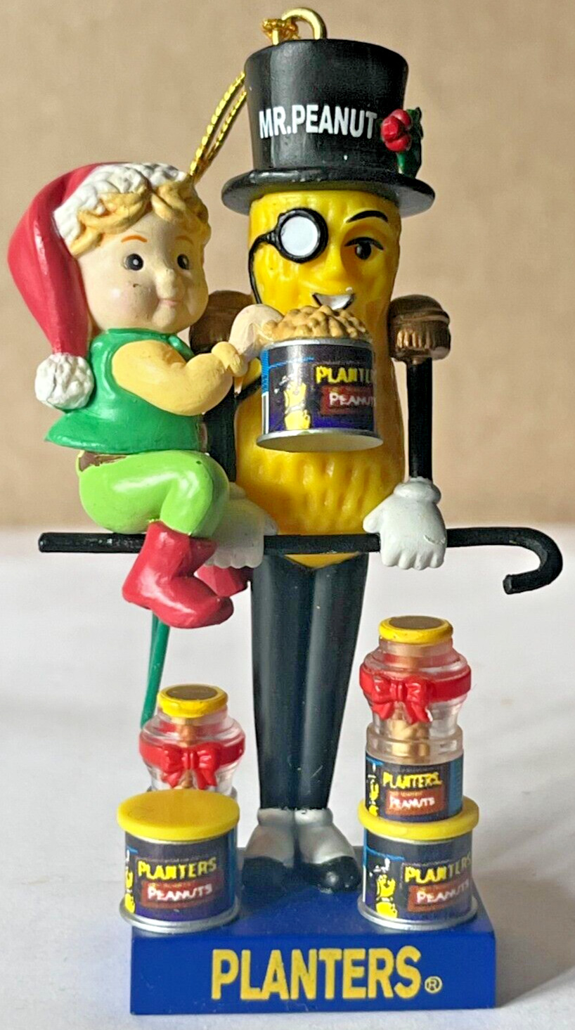 1996 Enesco Mr. Peanut Nutcracker Ornament 