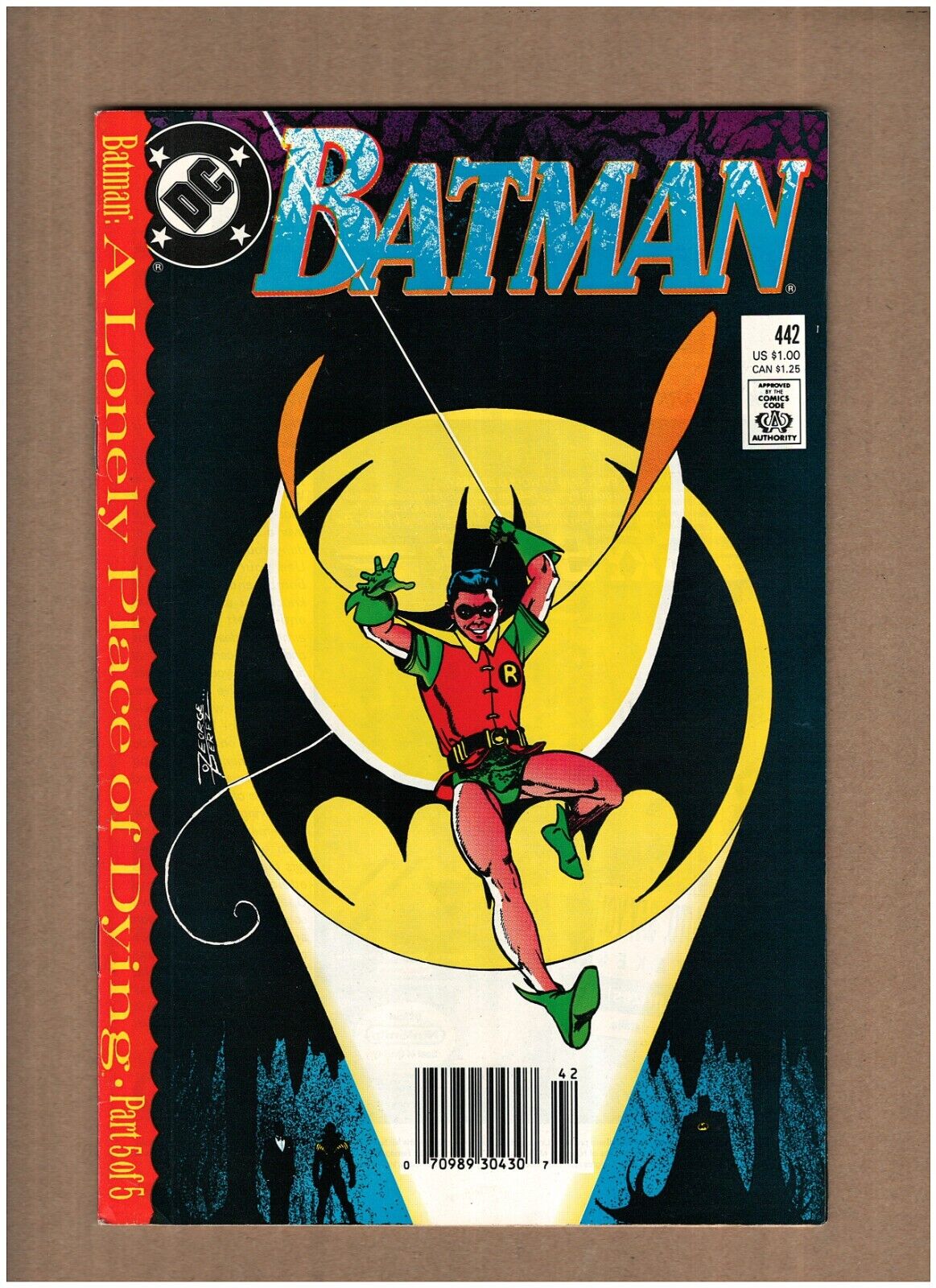 Batman #442 Newsstand DC Comics 1989 1st Tim Drake as Robin VF+ 8.5