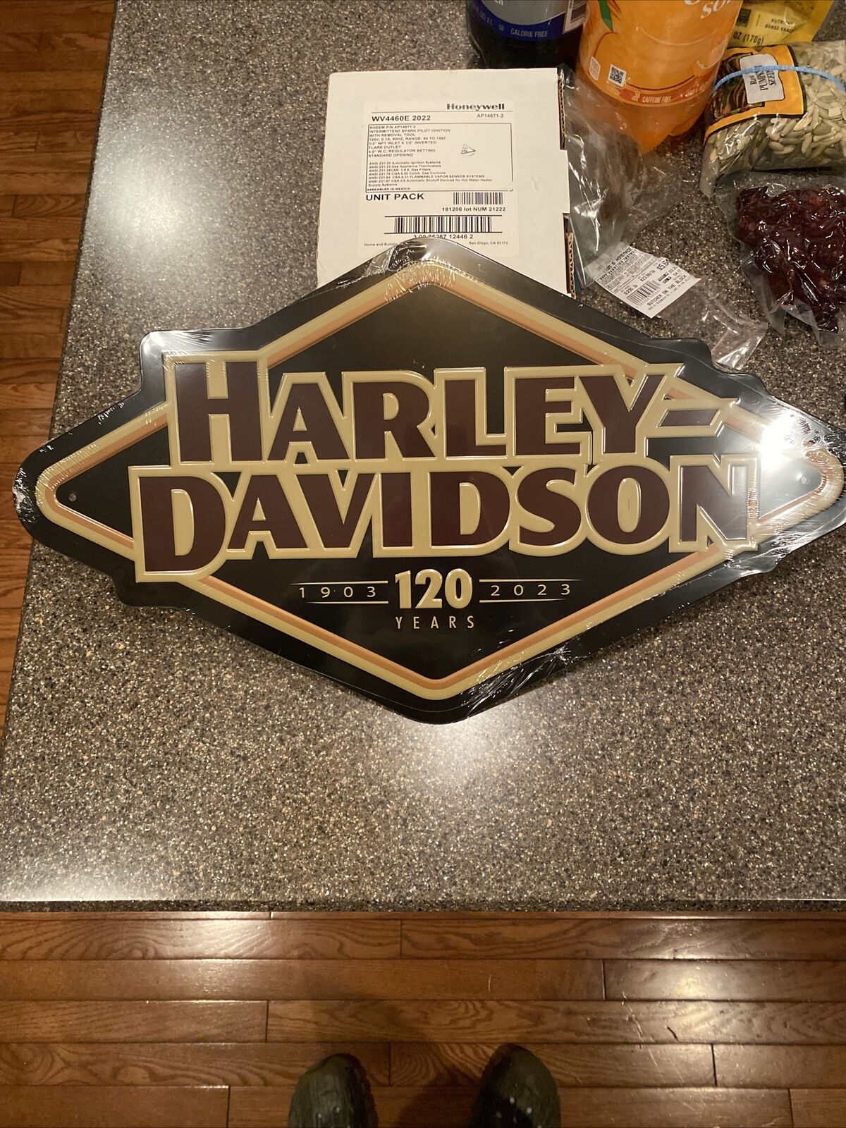 HARLEY DAVIDSON 120TH ANNIVERSARY  METAL SIGN 1903-2023