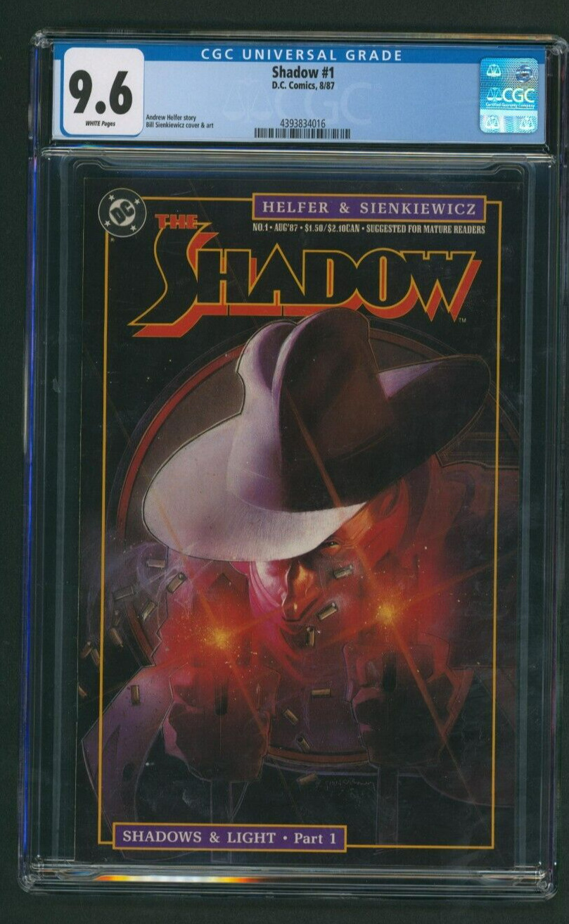 The Shadow #1 CGC 9.6 Bill Sienkiewicz DC Comics 1987
