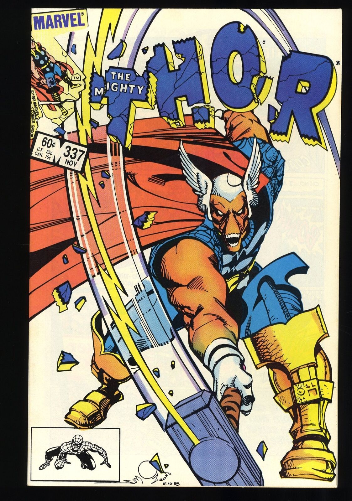 Thor #337 VF/NM 9.0 1st Appearance Beta Ray Bill  Marvel 1983