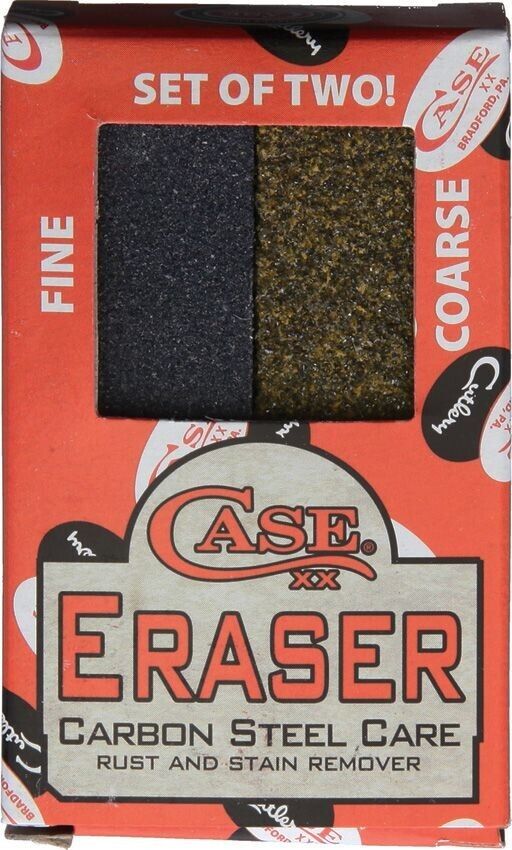 Case XX Carbon-Steel Care Rust/Stain Removers Two In Pack Fine And Coarse E01