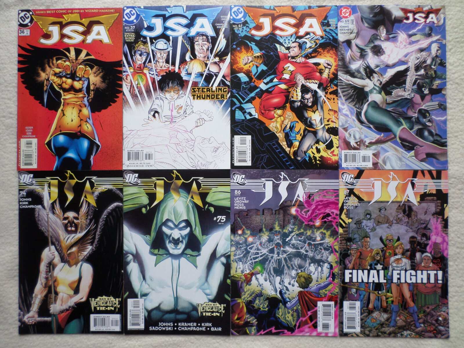Justice Society comics .......... lot of 32