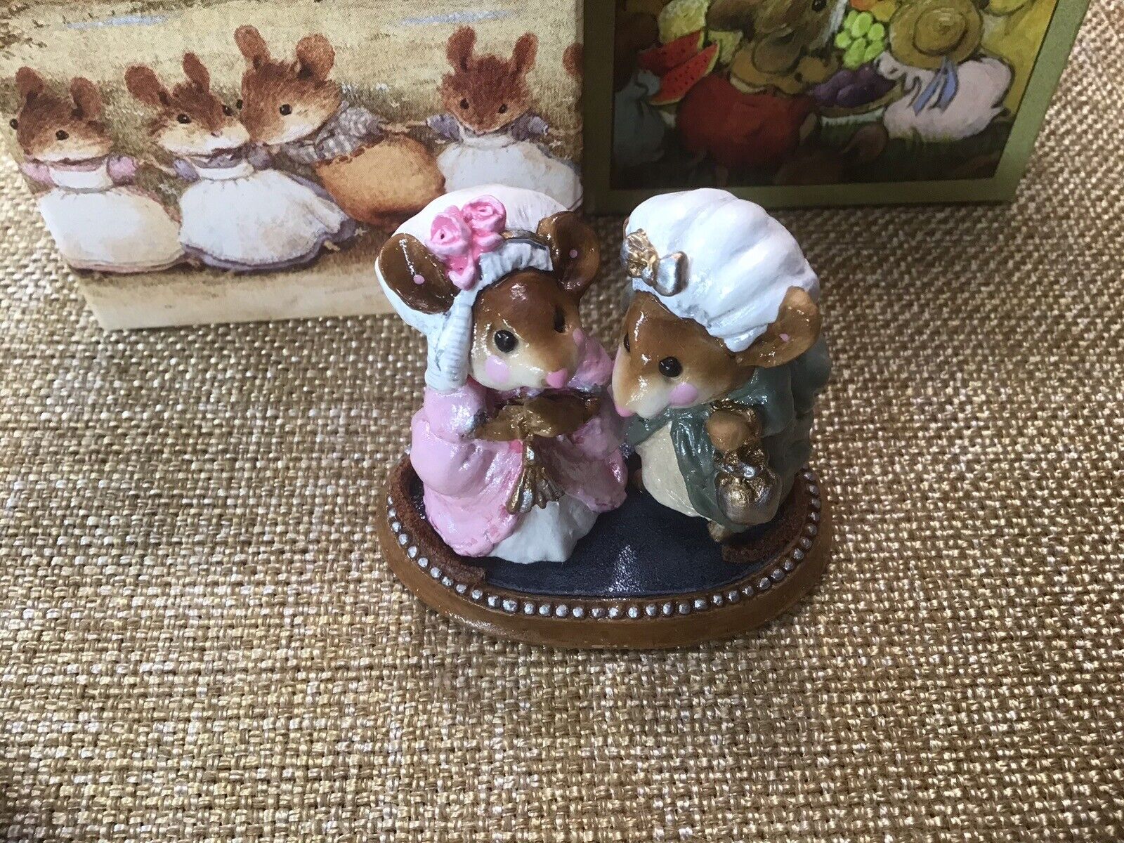 Wee Forest Folk C-2 The Ugly Stepsisters (retired 1994) From Cinderella Edition