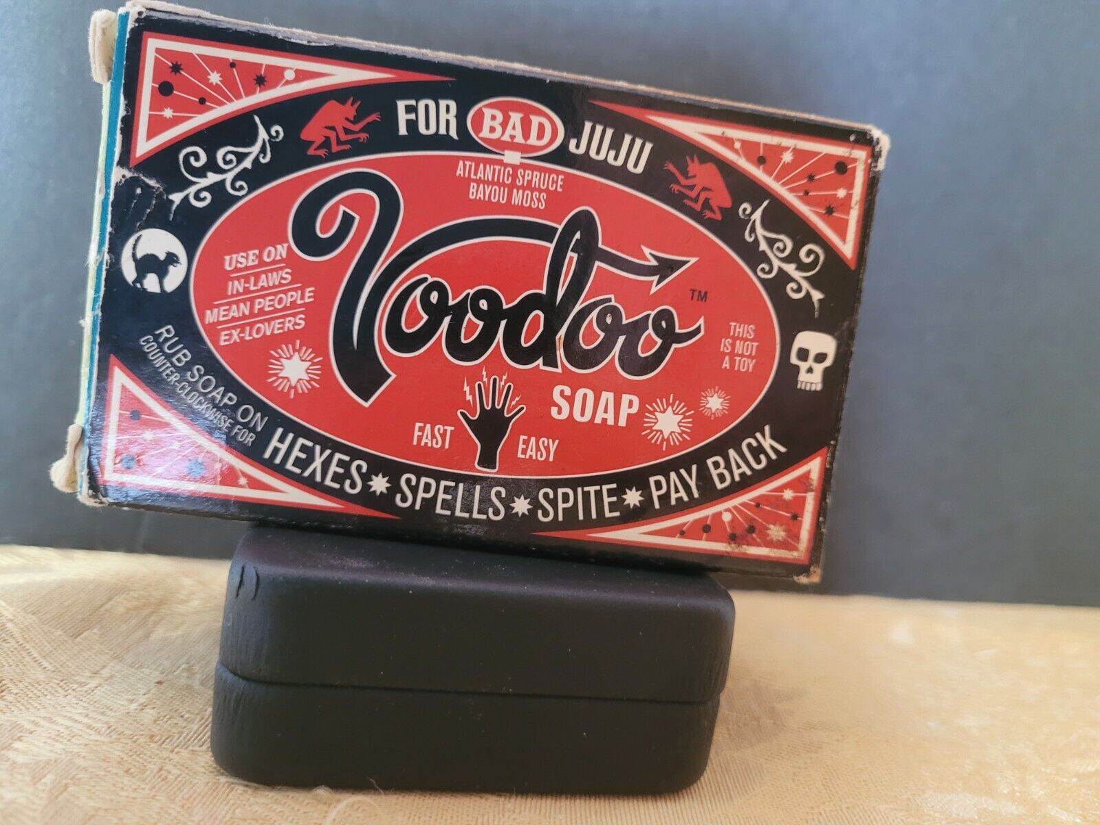 COLLECTORS : Vintage Voodoo Hand Soap - Amazing Graphics Never Opened