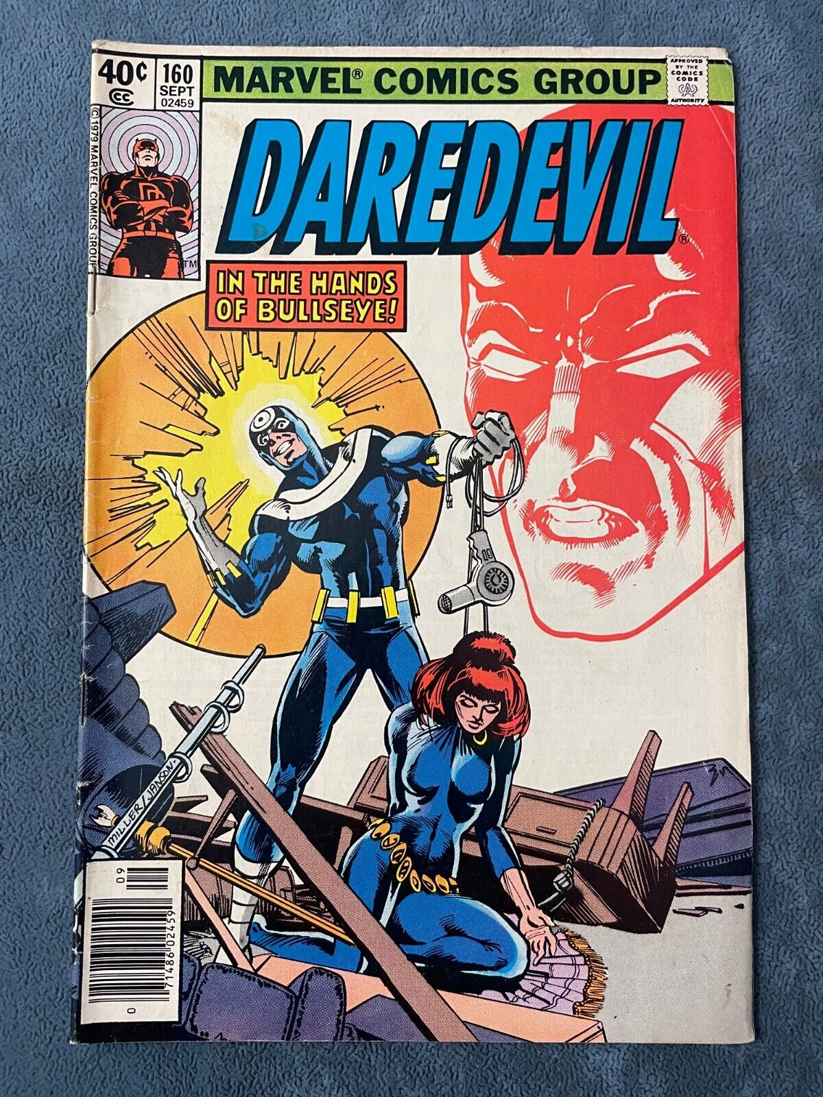 Daredevil #160 1979 Marvel Comic Book Bronze Age Key Bullseye Frank Miller VG
