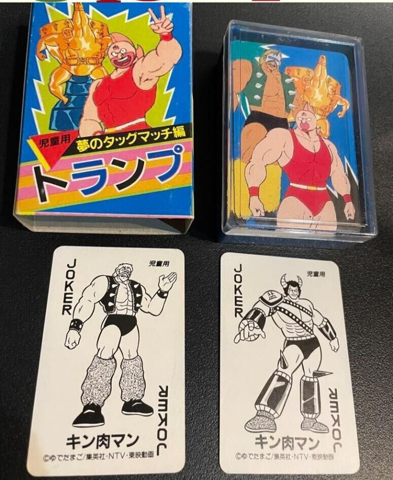 Kinnikuman Mini Playing Cards Dream Tag Match Edition Vintage Rare