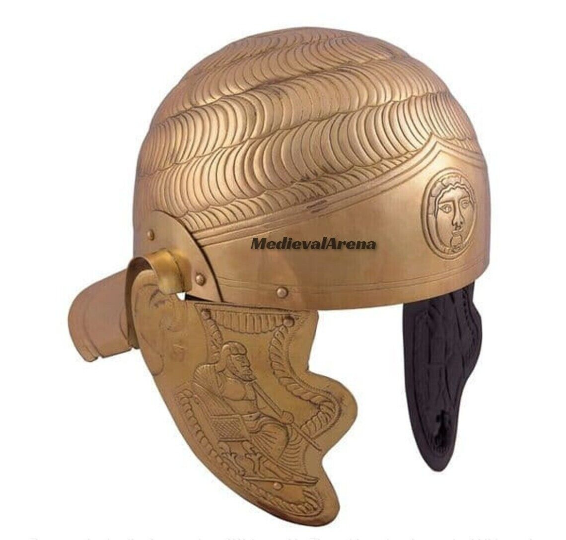 Roman Auxiliary cavalry 'A' helmet appeared around the beginning of the imperial
