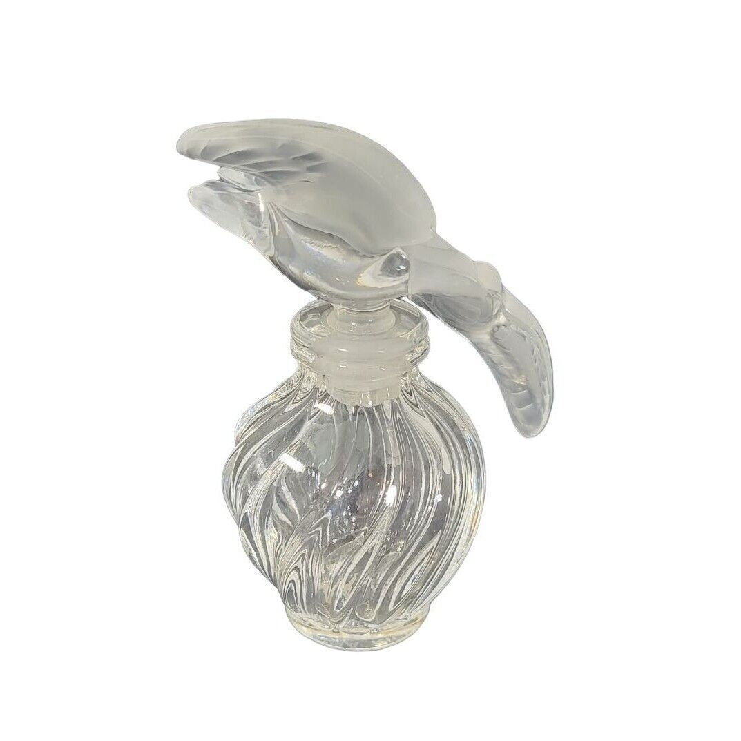 Lalique Nina Ricci L'air Du Temps Frosted Love Doves Perfume Bottle