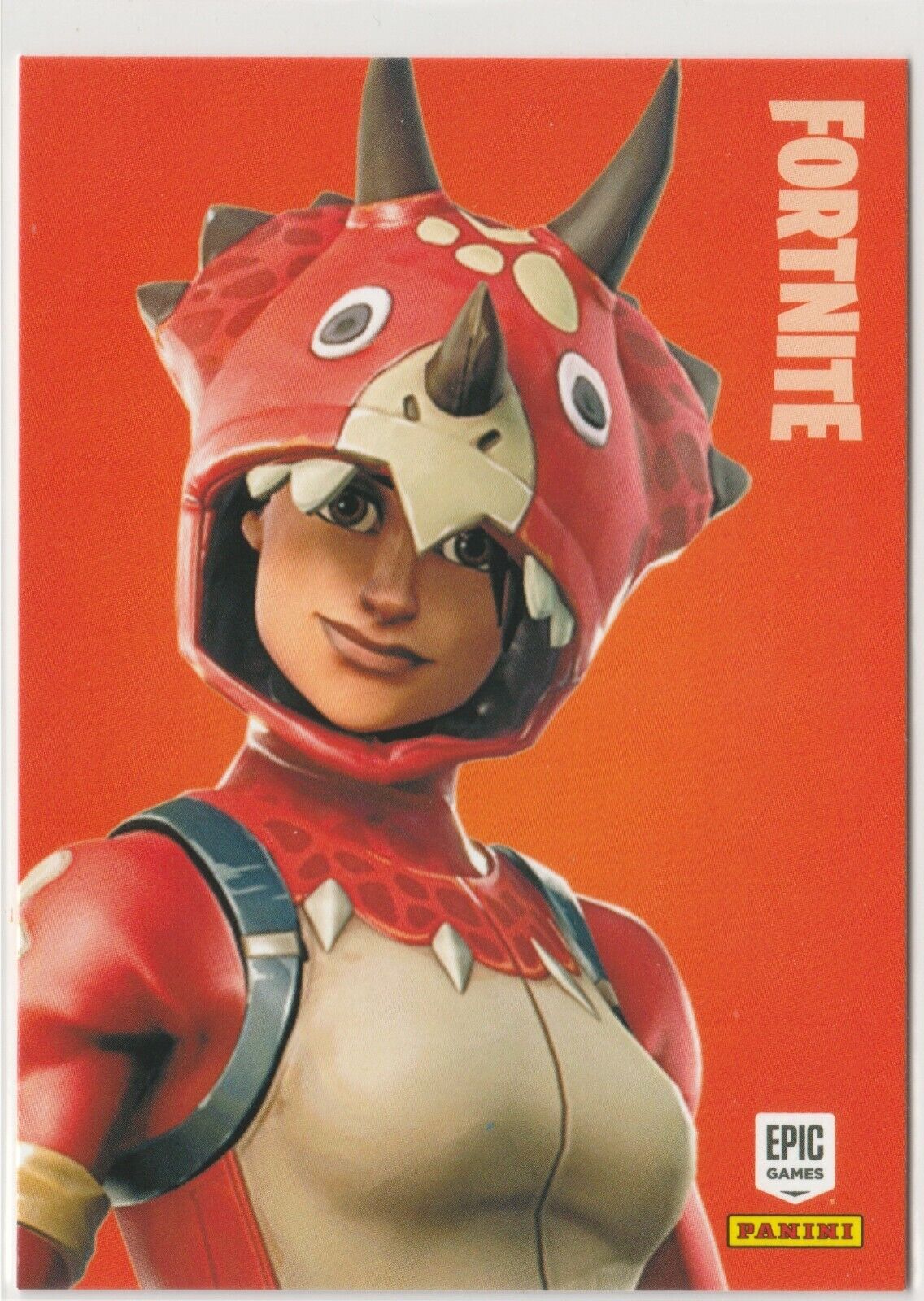 2019 Panini Fortnite Series 1 USA Print Legendary Outfit #293 Tricera Ops