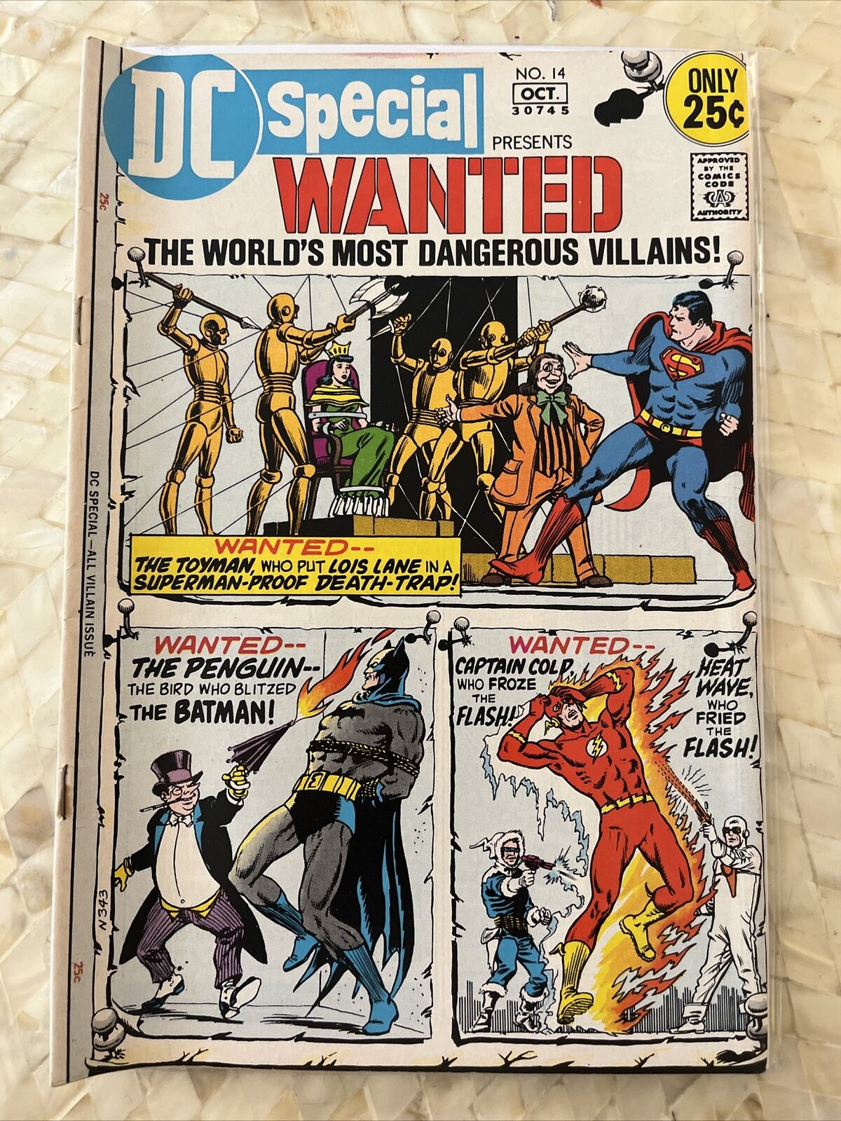  DC SPECIAL #14 Wanted: The World\'s Most Dangerous Villains 1971 DC BRONZE AGE