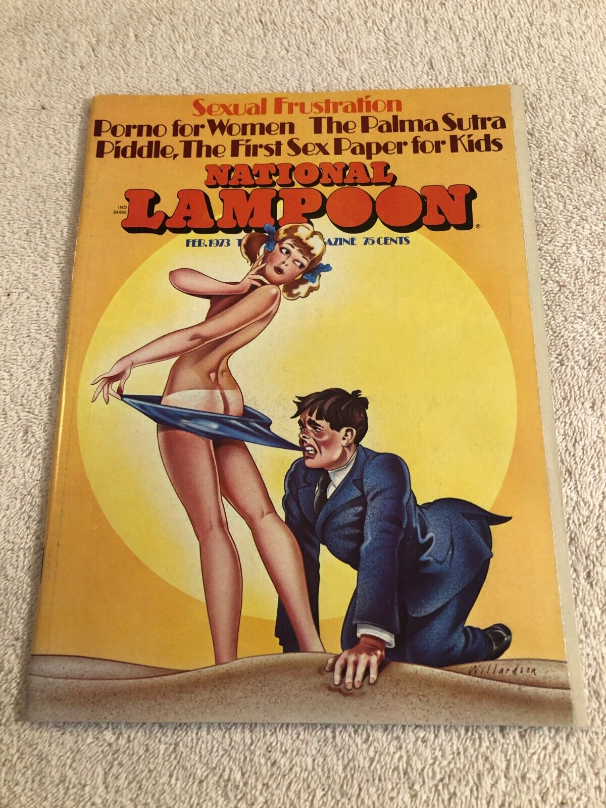 National Lampoon Magazine February  1973  Nice issue