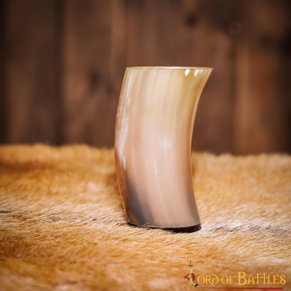 Viking Beer Mug Drinking Cup Genuine Horn Tumbler Wine Mead Ale Natural 250 ML
