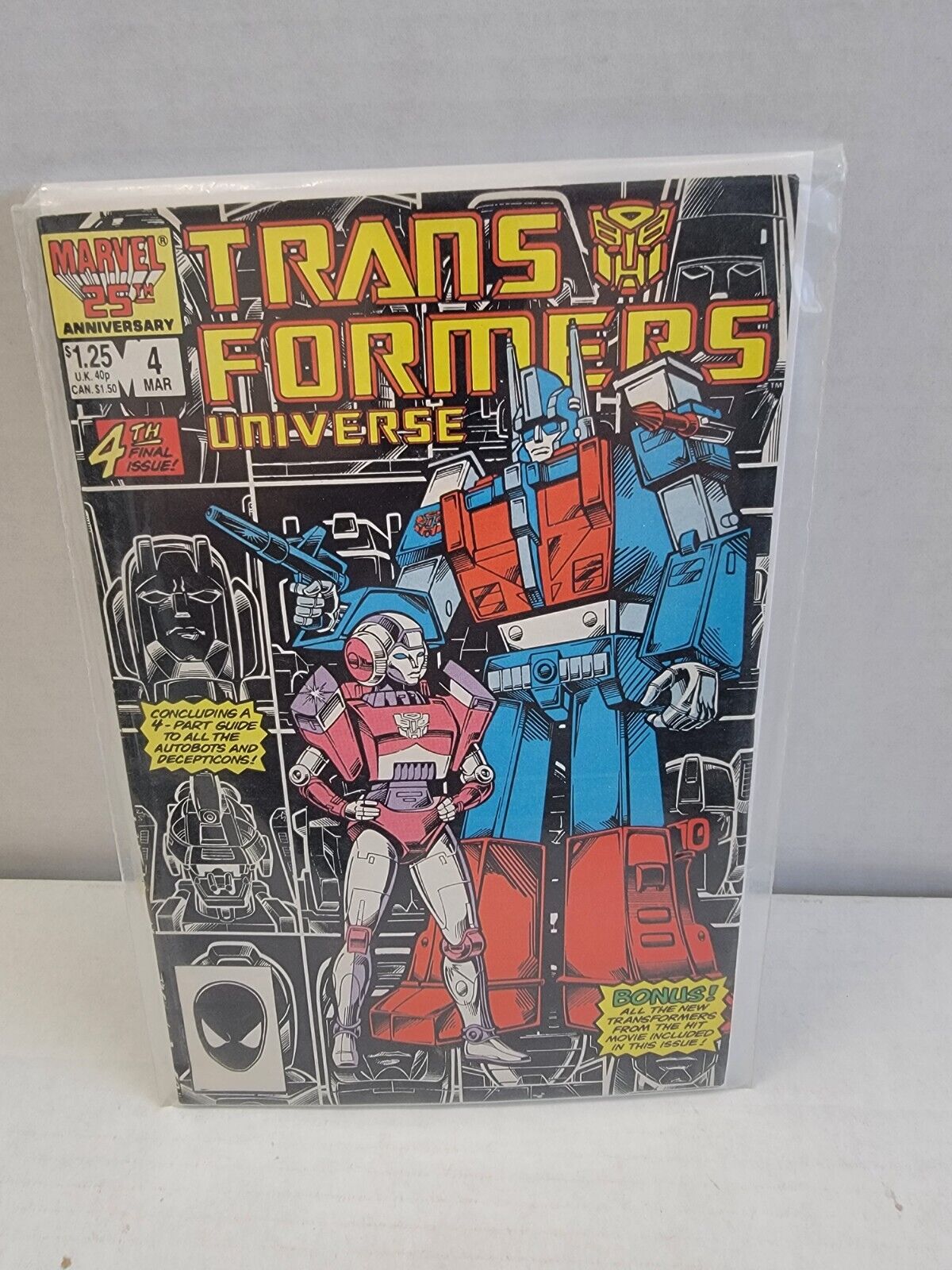 Transformers Universe #4 Marvel Comics 1987